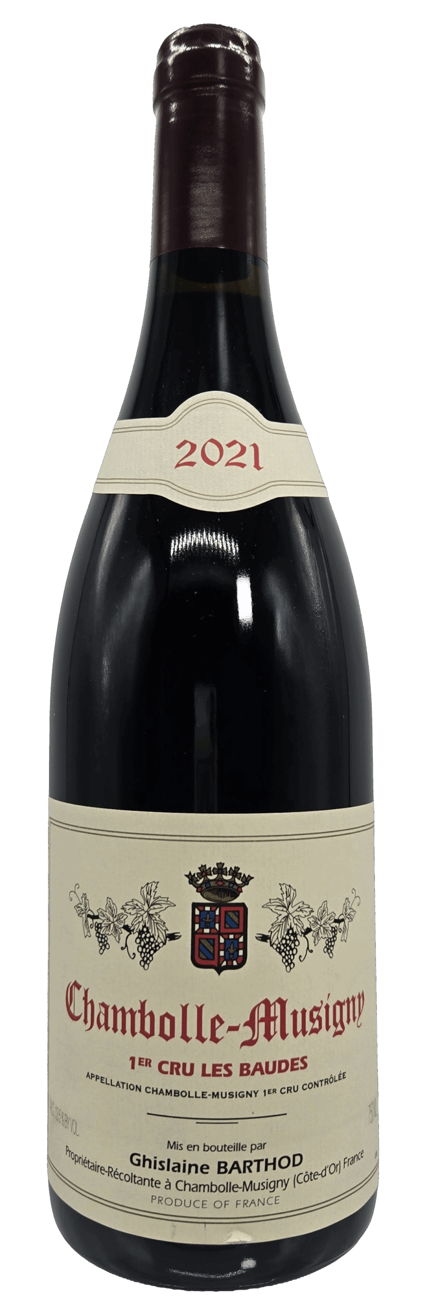 Ghislaine Barthod / Chambolle Musigny 1er Cru Les Baudes 2021 ジスレイヌ・バルト / シャンボール・ミュジニー プルミエ・クリュ レ・ボード 2021