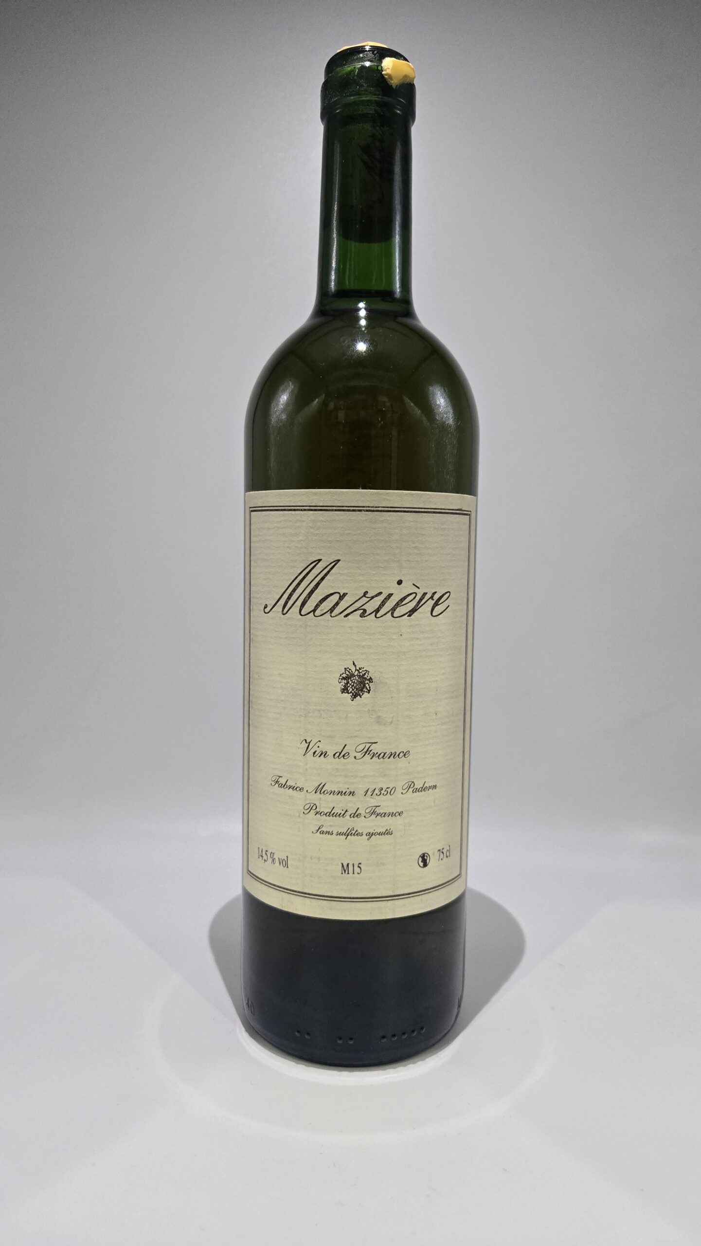 Maziere / VdF Blanc Maccabeu M 2015 マズィエール / VdF ブラン マカブー M 2015