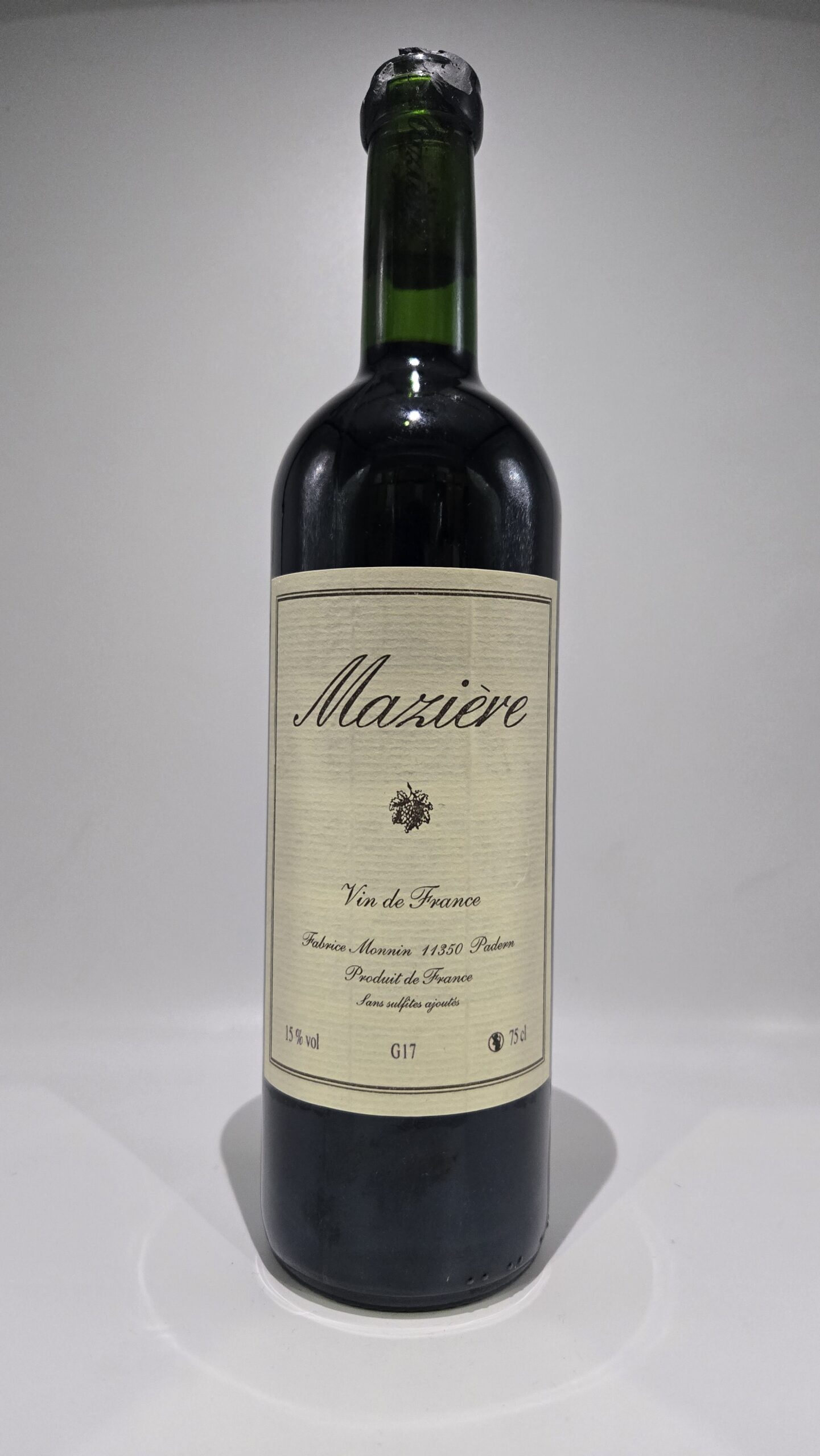 Maziere / VdF Rouge Grenache G 2017 マズィエール / VdF ルージュ グルナッシュ G 2017