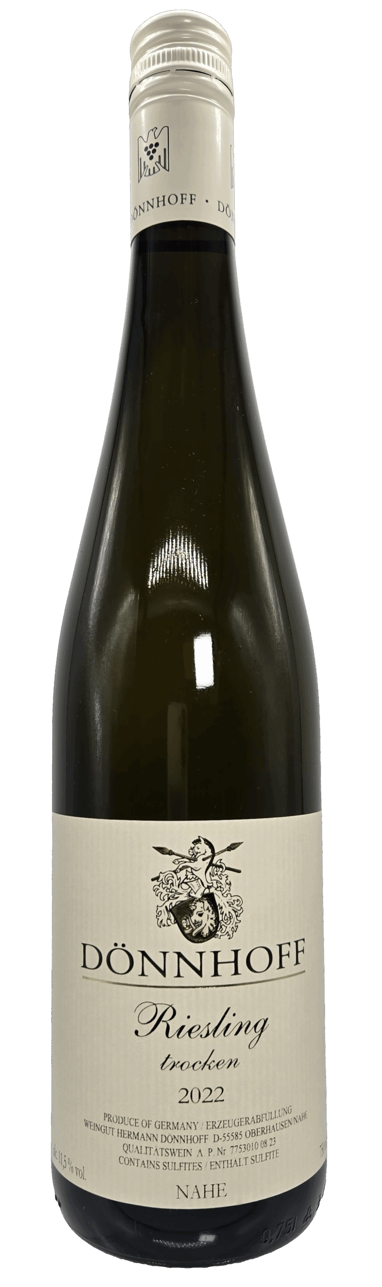 Donnhoff / Nahe Riesling Trocken QbA 2022　デーンホーフ / ナーエ リースリング トロッケン 2022