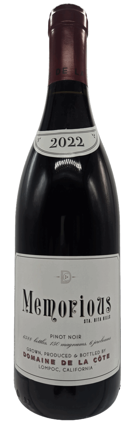 Domaine de la Cote / Memorious Pinot Noir 2022　ドメーヌ・ド・ラ・コート / メモリアス ピノ・ノワール 2022